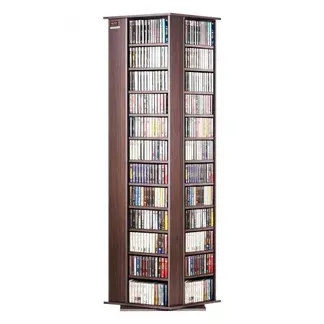 VEVOR Medienaufbewahrungsschrank, drehbarer Medienturm, bietet Platz für bis zu 1040 CDs, schützt und organisiert Musik-, Film-, Videospiel- oder Erinnerungssammlungen – Espresso VEVOR Medienaufbewahrungsschrank, drehbarer Medienturm, bietet Platz für bis zu 1040 CDs, schützt und organisiert Musik-, Film-, Videospiel- oder Erinnerungssammlungen – Espresso