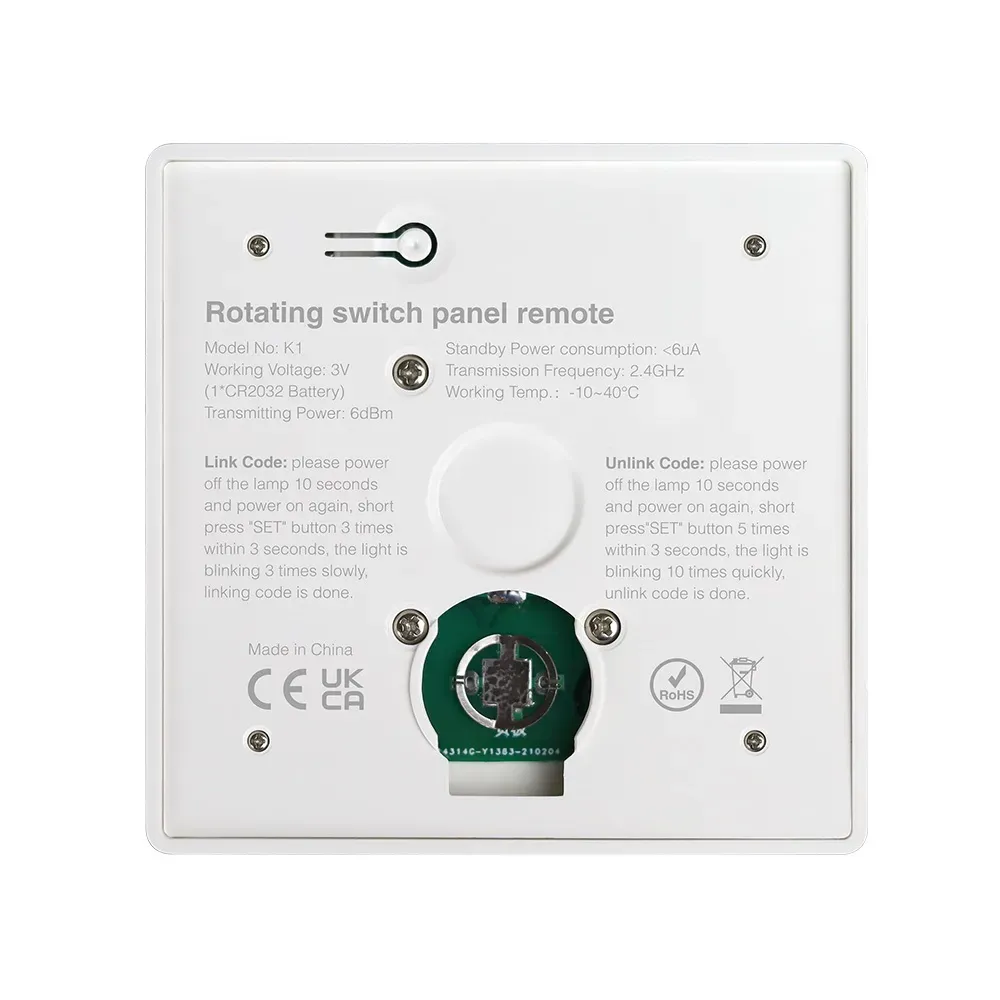 MiBoxer K1 LED Fernbedienung 2,4GHz 4 Zonen Wireless Dimm Panel (w) – Bild 2