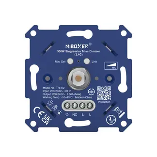 MiBoxer TRI-K2 Triac Dimmer 2,4 GHz für LED-Lampen ohne Neutralleiter MiBoxer TRI-K2 Triac Dimmer 2,4 GHz für LED-Lampen ohne Neutralleiter