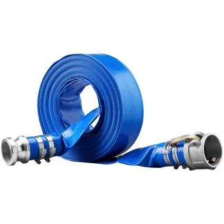 VEVOR Industrieschlauch 51 mm x 15,24 m Flachschlauch PVC Feuerwehrschlauch 58 PSI(4 bar) Arbeitsdruck Abwasserschlauch 174 PSI(12 bar) Berstdruck Bauschlauch mit Camlock-C-/E-Anschlüssen, 4 Klemmen VEVOR Industrieschlauch 51 mm x 15,24 m Flachschlauch PVC Feuerwehrschlauch 58 PSI(4 bar) Arbeitsdruck Abwasserschlauch 174 PSI(12 bar) Berstdruck Bauschlauch mit Camlock-C-/E-Anschlüssen, 4 Klemmen
