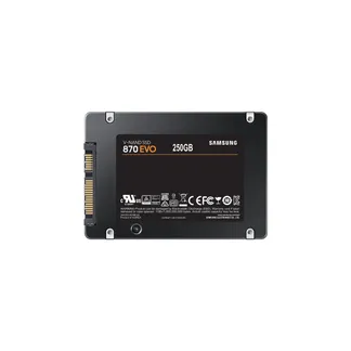 Samsung 870 EVO 250 GB 2.5″ Serial ATA III V-NAND MLC Samsung 870 EVO 250 GB 2.5″ Serial ATA III V-NAND MLC