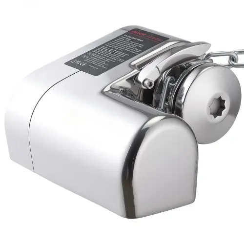 VEVOR Elektrische Angelwinde, 12 V DC 600 W, Ankersysteme passend für 1/4-Zoll-Ketten und 9/16-5/8-Zoll-Nylonseile, Max. Zugkraft 260 kg, Konstruktion aus Edelstahl 316, für Boote 7–9 m – Bild 8