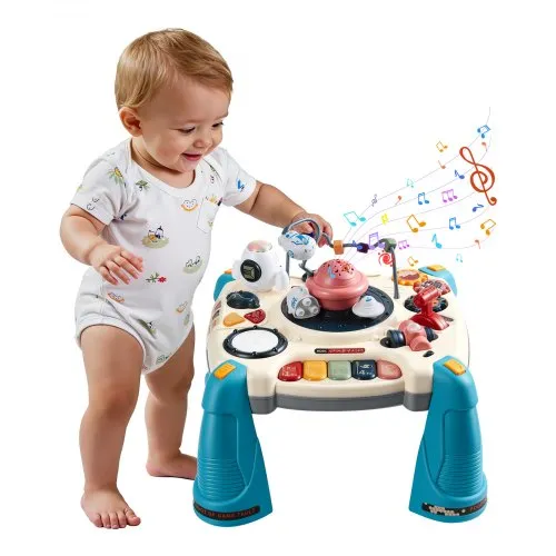 VEVOR Aktivitätstisch, Spieltisch inkl. 12 Spiele & 60 Klangquellen, Lerntisch mit Weltraumthema, Sanft Leuchtendem Sternenprojektor, Interaktiver Kindertisch, Entdeckertisch für Kinder ab 6 Monaten VEVOR Aktivitätstisch, Spieltisch inkl. 12 Spiele & 60 Klangquellen, Lerntisch mit Weltraumthema, Sanft Leuchtendem Sternenprojektor, Interaktiver Kindertisch, Entdeckertisch für Kinder ab 6 Monaten