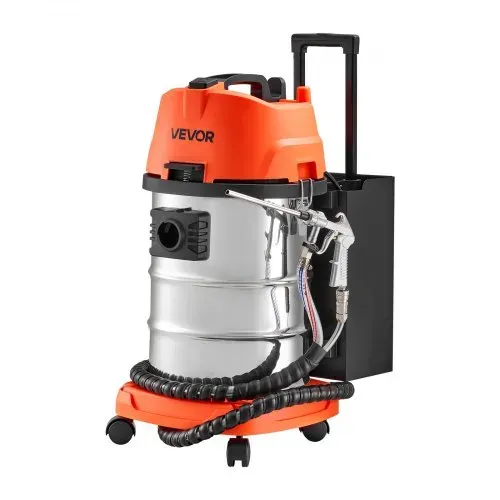 VEVOR Walnuss Strahlgerät 30 L, Sandstrahlgerät 1600 W, Sandstrahlanlage zur Entkohlung von Ansaugkrümmern & Ventilen, Sandstrahler inkl. 2,5 kg Walnussschalen & 23 Adapter – Bild 8