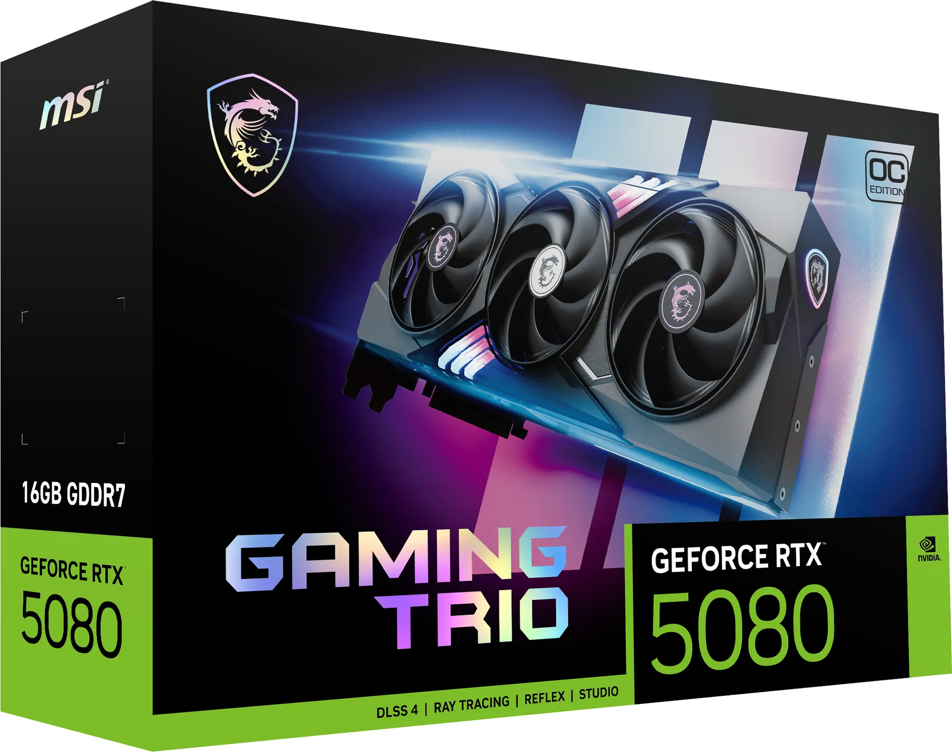 MSI GAMING GEFORCE RTX 5080 16G TRIO OC Grafikkarte NVIDIA 16 GB GDDR7 – Bild 7
