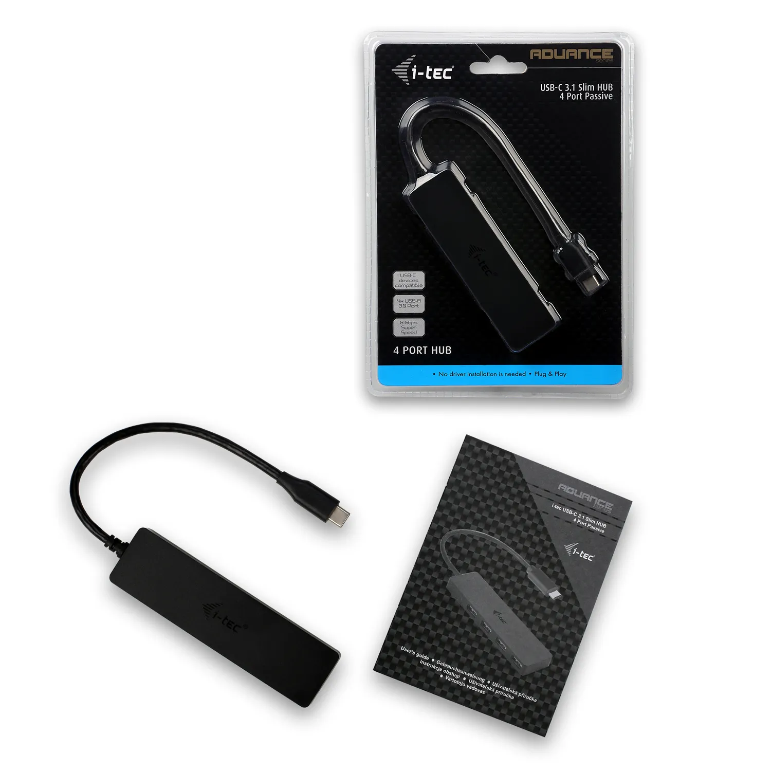 i-tec Advance USB-C Slim Passive HUB 4 Port – Bild 5