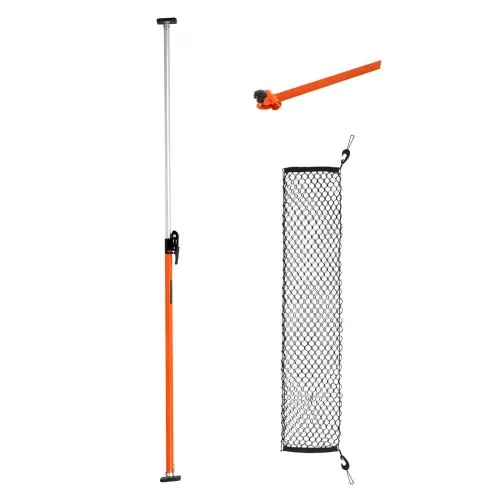 VEVOR Cargo Bar Ratschen Ladestange verstellbar 1016-1854 mm, Ladeflächenstange Ladestabilisator aus Stahl mit rutschfesten Fußpolstern & Netz & Trennstange, für Pickup Truck SUV Minivan VEVOR Cargo Bar Ratschen Ladestange verstellbar 1016-1854 mm, Ladeflächenstange Ladestabilisator aus Stahl mit rutschfesten Fußpolstern & Netz & Trennstange, für Pickup Truck SUV Minivan