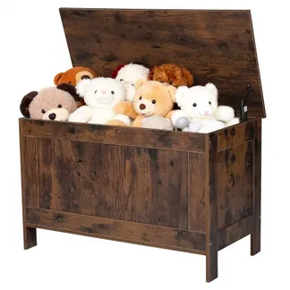 VEVOR Kindersitzbank mit Stauraum Holzspielzeugkiste, Aufbewahrungsbank mit Sicherheitsscharnier, Aufbewahrungstruhe für Spielzimmer Wohnzimmer Eingangsbereich Spielzeugbank 754 x 389 x 480 mm braun VEVOR Kindersitzbank mit Stauraum Holzspielzeugkiste, Aufbewahrungsbank mit Sicherheitsscharnier, Aufbewahrungstruhe für Spielzimmer Wohnzimmer Eingangsbereich Spielzeugbank 754 x 389 x 480 mm braun