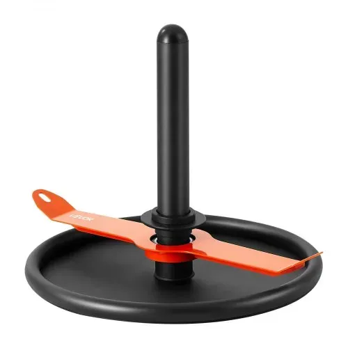 VEVOR Gewichtsschlitten Kraftschlitten Krafttrainingsschlitten zur Verbesserung der Geschwindigkeit bei sportlichen Übungen, Fitnessgerät mit Gurt, für 51 mm Gewichtsscheiben Orange & Schwarz – Bild 10