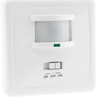 Unterputz PIR-Bewegungsmelder 160° LED geeignet, 3-Draht Technik, weiß Unterputz PIR-Bewegungsmelder 160° LED geeignet, 3-Draht Technik, weiß