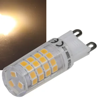 LED Stiftsockel G9, 4W, 330lm 3000k, 240°, 230V, warmweiß LED Stiftsockel G9, 4W, 330lm 3000k, 240°, 230V, warmweiß