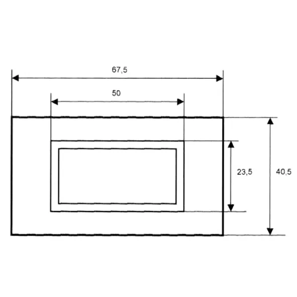 LCD Voltmeter-Einbaumodul PeakTech ''LDP-135'', 13mm Ziffernhöhe, Batteriebetrieben (9V Batterie) – Bild 2