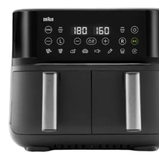 Braun TD 3030I BK Doppel 8 l Eigenständig 2850 W Heißluftfritteuse Schwarz Braun TD 3030I BK Doppel 8 l Eigenständig 2850 W Heißluftfritteuse Schwarz