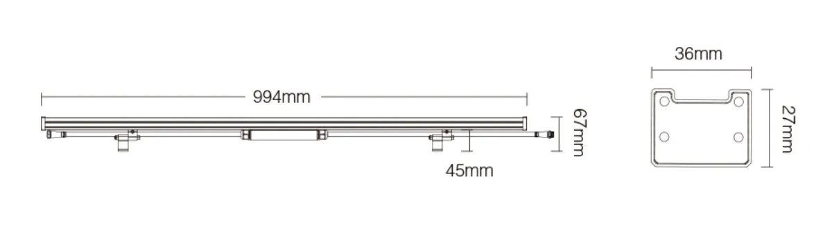 MiBoxer RL5-24 LED Garden Wall Washer 24W RGB+CCT 2.4G IP66 24V – Bild 5
