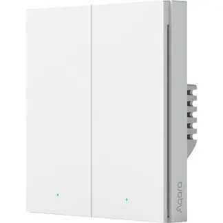 Smart Wall Switch H1 – zwei Wippen mit Neutralleiter, Taster Smart Wall Switch H1 – zwei Wippen mit Neutralleiter, Taster