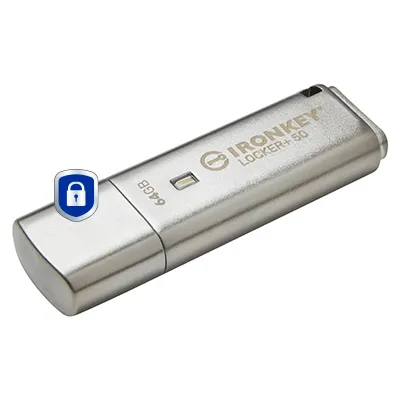 Kingston Technology IronKey 64GB IKLP50 AES USB, w/256bit Encryption – Bild 2