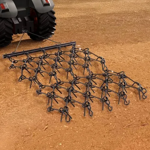 VEVOR Schleppegge, 2250x1140 mm, Kettenegge mit 69 scharfen Zähnen, geeignet für ATV- & UTV-Traktoren, für Bodenvorbereitung, Aussaat, Glättung von Landschaften & Pflege von Kiesauffahrten – Bild 7
