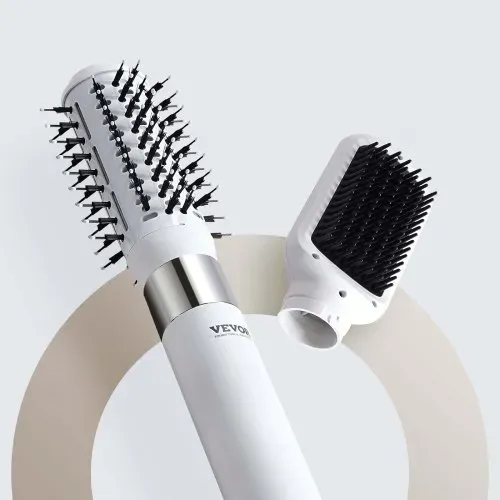 VEVOR Haartrockner, Ionen-Haartrocknerbürste, 110.000 U/min Airstyler mit Oval- & Paddelbürste, 4 Temperatur- & 3-Geschwindigkeits-Föhnbürsten-Styling-Tool für Trocknen, Volumengebendes Glätten – Bild 7