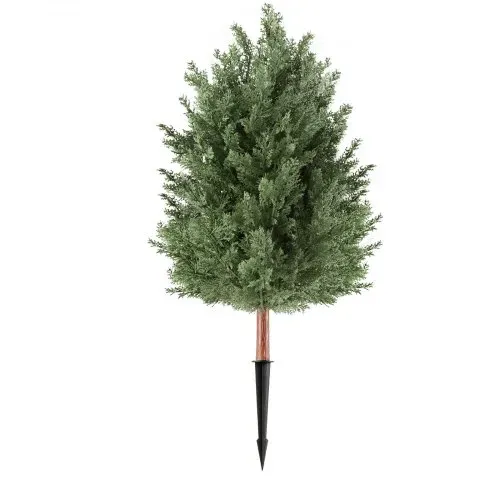 VEVOR Künstliche Pflanze 2 Stk. Künstlicher Zedernbaum mit Erdspieß 914mm, Dekopflanze für Wohnzimmer Balkon Büro Veranda Garten, UV-Beständig, Zedernpflanzen aus PE, Naturgetreu, Indoor & Outdoor – Bild 8