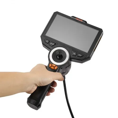 VEVOR Drehbare Endoskopkamera mit Licht, Inspektionskamera mit 360° beweglichem Kopf, IP67 Wasserdichte Rohrkamera mit 6 Zoll Display 1,5 m Kabel 7000 mAh Akku, 8 mm Boreskopkamera für Auto Haus – Bild 10