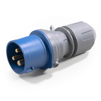 CEE-Stecker McPower, IP44, 250V, 16A, 3-polig, IP44 CEE-Stecker McPower, IP44, 250V, 16A, 3-polig, IP44