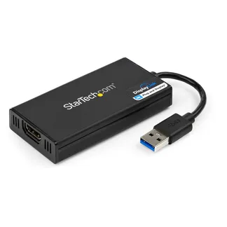 StarTech.com USB 3.0 auf HDMI Adapter – 4K 30Hz Ultra HD – DisplayLink zertifiziert – USB-A auf HDMI Display Adapter Konverter für Monitor – Externe Monitor Grafikkarte – Mac & Windows StarTech.com USB 3.0 auf HDMI Adapter – 4K 30Hz Ultra HD – DisplayLink zertifiziert – USB-A auf HDMI Display Adapter Konverter für Monitor – Externe Monitor Grafikkarte – Mac & Windows