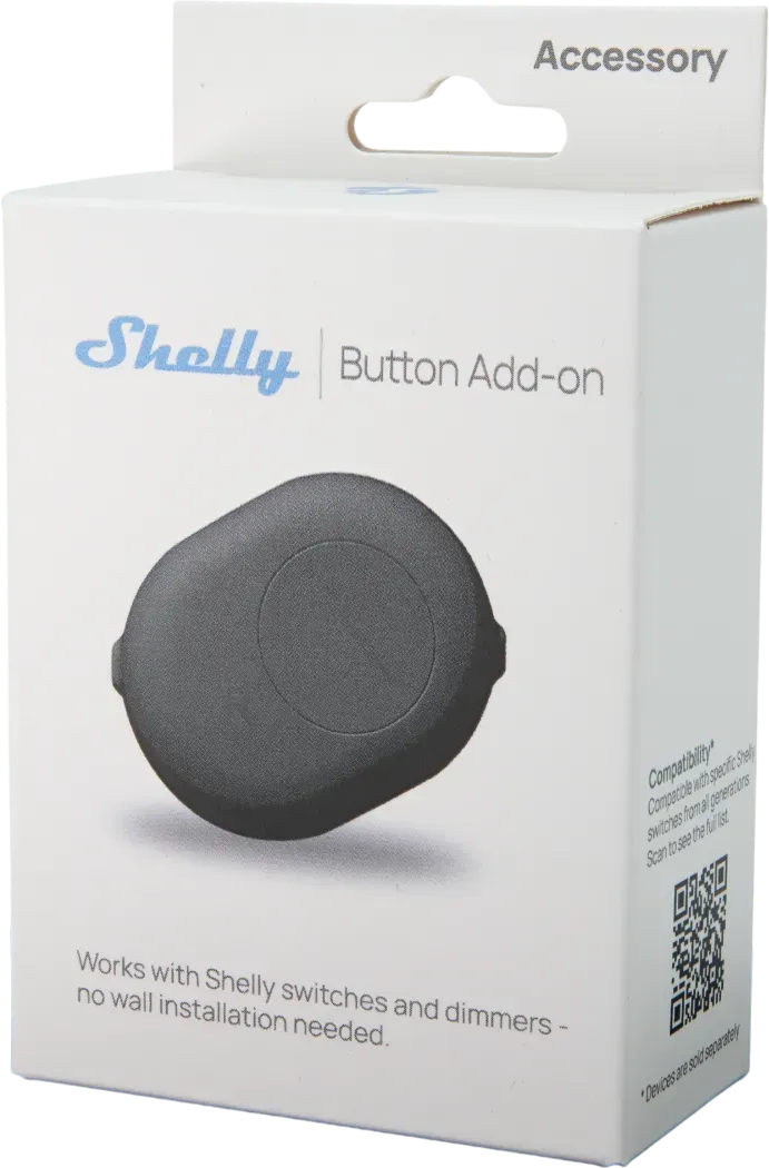 Shelly · Unterputz Zubehör · "Button Add-on black" – Bild 7