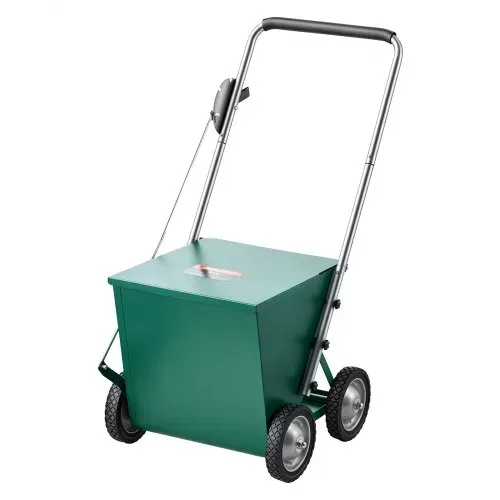 VEVOR Markierwagen Linien-Markiergerät Trocken 29,5 kg Pulverkapazität Grün, für Rasenfläche Feld & Sportplatz, Stahlkonstruktion, 50-100 mm Einstellbare Linienbreite, Klare & Gleichmäßige Markierung – Bild 8