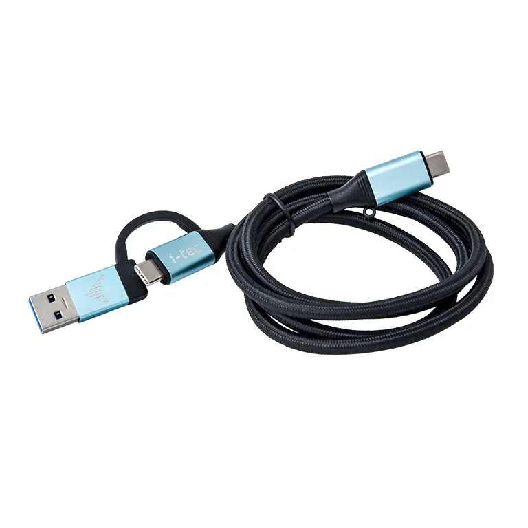 i-tec USB-C auf USB-C Kabel mit integriertem USB 3.0 Adapter i-tec USB-C auf USB-C Kabel mit integriertem USB 3.0 Adapter