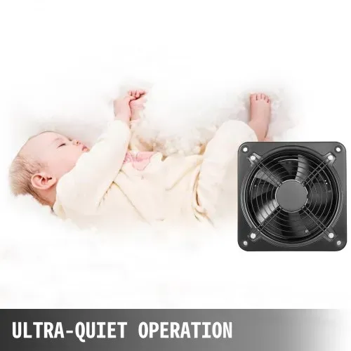 VEVOR 250 mm Axialventilator, 50Hz Wandventilator, 2580 U / min Wandlüfter, 220V entilator Lüfter, Axialventilator, Wandventilator – Bild 3