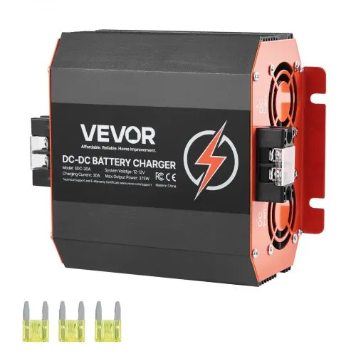 VEVOR 12 V 30 A DC/DC-Batterieladegerät, 375 W, Ladegerät für Blei-Säure-, Lithium-, AGM-, GEL- & Nassbatterien, intelligentes mehrstufiges Laden, für Wohnmobile, Nutzfahrzeuge, Boote, Yachten VEVOR 12 V 30 A DC/DC-Batterieladegerät, 375 W, Ladegerät für Blei-Säure-, Lithium-, AGM-, GEL- & Nassbatterien, intelligentes mehrstufiges Laden, für Wohnmobile, Nutzfahrzeuge, Boote, Yachten