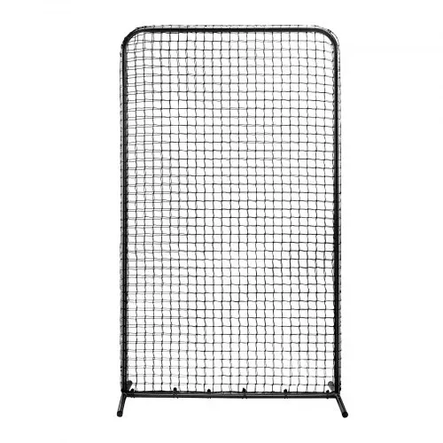 VEVOR I-Typ für Schlägerkäfig 1220 x 910 x 2130 mm Baseball- und Softball-Sicherheitsschirm Körperschutz Tragbarer Schlagschirm mit Tragetasche & Bodenpfählen, Outdoor Baseball-Pitching-Netz Schwarz – Bild 10