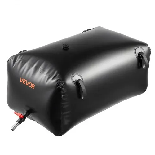 VEVOR Wasserblasen Aufbewahrungsbehälter, 240 L, Wassersack faltbar, Wasserbehälter aus 1000D PVC, Wasserbehälter auslaufsicher, ideal für Camping, Gartenbewässerung, RV & Notfälle, Schwarz – Bild 10