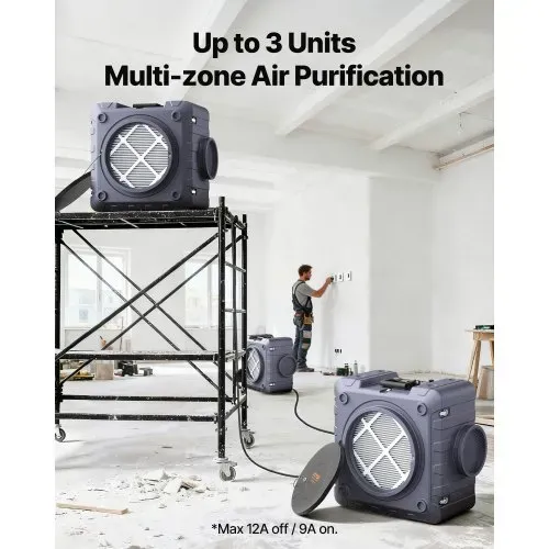 VEVOR Luftreiniger mit 3-stufiger stapelbarer Negativluftmaschine 550 CFM – Bild 3