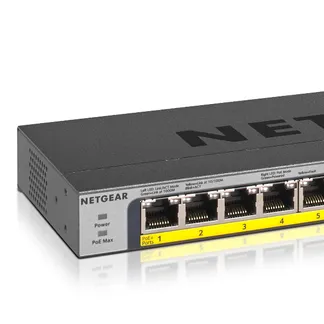 NETGEAR GS116PP Unmanaged Gigabit Ethernet (10/100/1000) Power over Ethernet (PoE) Schwarz NETGEAR GS116PP Unmanaged Gigabit Ethernet (10/100/1000) Power over Ethernet (PoE) Schwarz