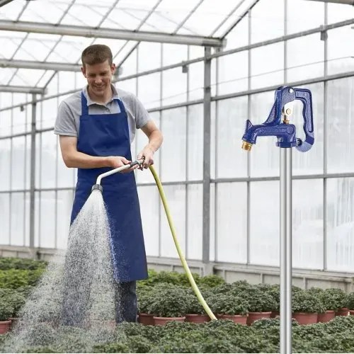 VEVOR Außenwasserhahn, frostsicherer Hofhydrant, komplette Kopfbaugruppe, mit G 1 Zoll Rohrgewinde & G 3/4 Zoll Schlauchanschluss für Hof-/ Gartenbewässerung (Rohr nicht im Lieferumfang enthalten) – Bild 7
