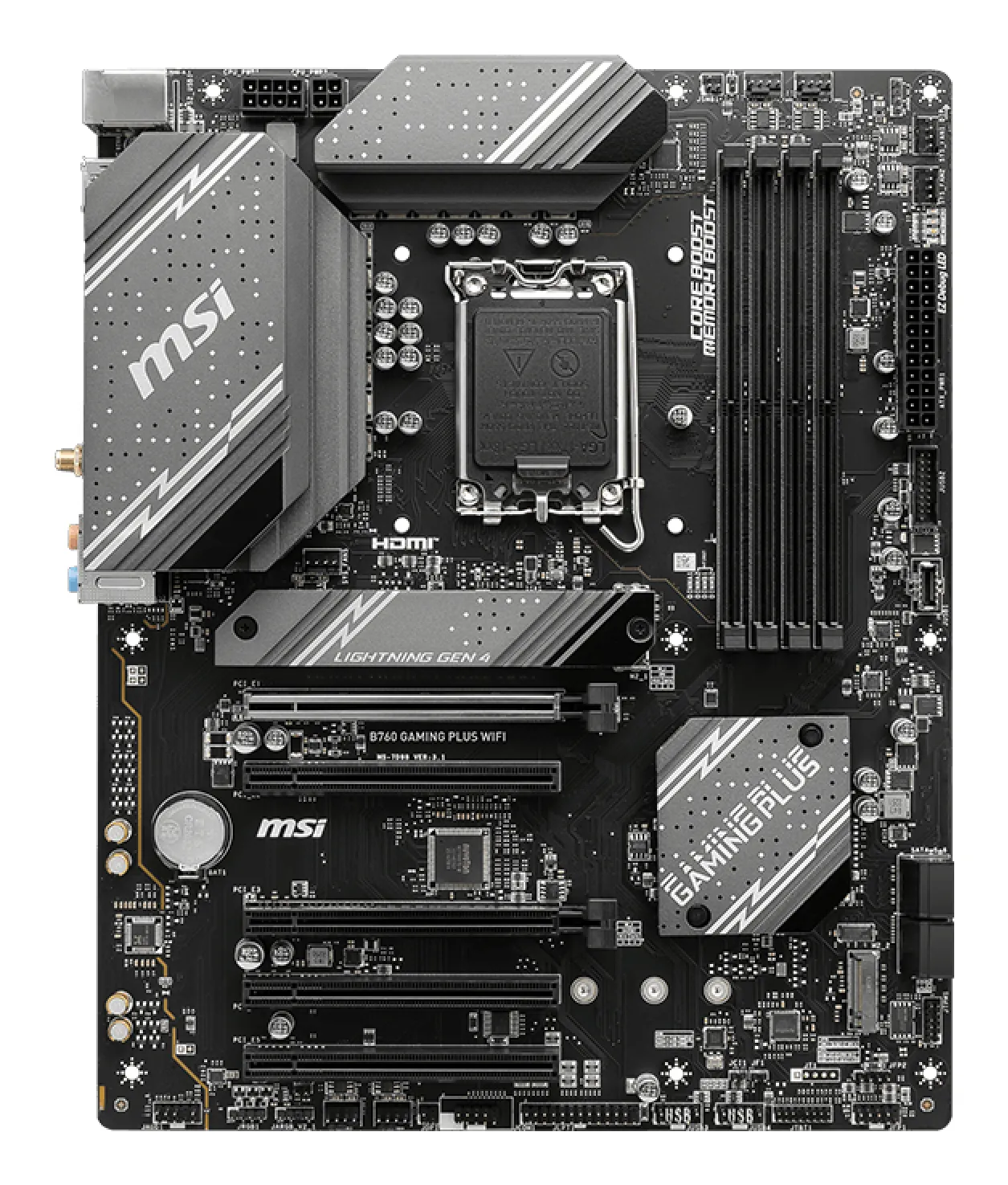 MSI B760 GAMING PLUS WIFI Motherboard Intel B760 LGA 1700 ATX – Bild 2