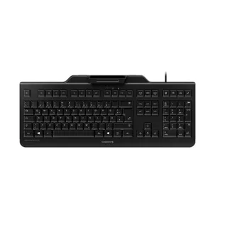 CHERRY SECURE BOARD 1.0 Kabelgebundene Chipkarten Tastatur, Schwarz, USB (QWERTZ – DE) CHERRY SECURE BOARD 1.0 Kabelgebundene Chipkarten Tastatur, Schwarz, USB (QWERTZ – DE)