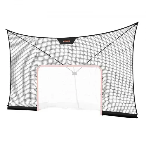 VEVOR Hockey-Torfangnetz 366 x 213 cm Nur Netz für Hockeytor-Training, Robustes Ersatznetz mit Erweiterter Abdeckung, Leicht und Tragbar, Hockeytornetz für Jugendliche und Erwachsene – Bild 8