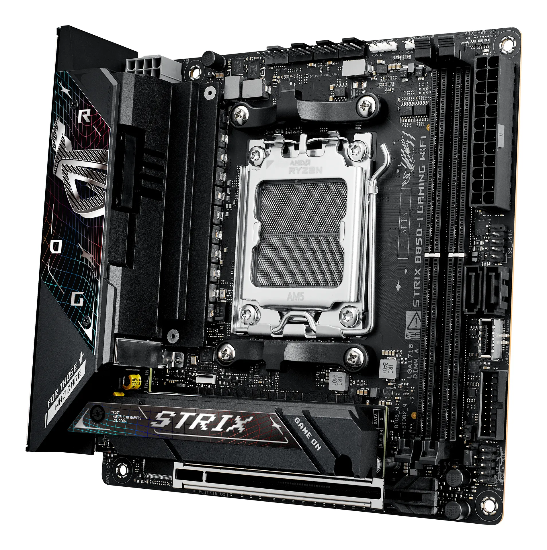 ASUS ROG STRIX B850-I GAMING WIFI AMD B850 Sockel AM5 mini ITX – Bild 3
