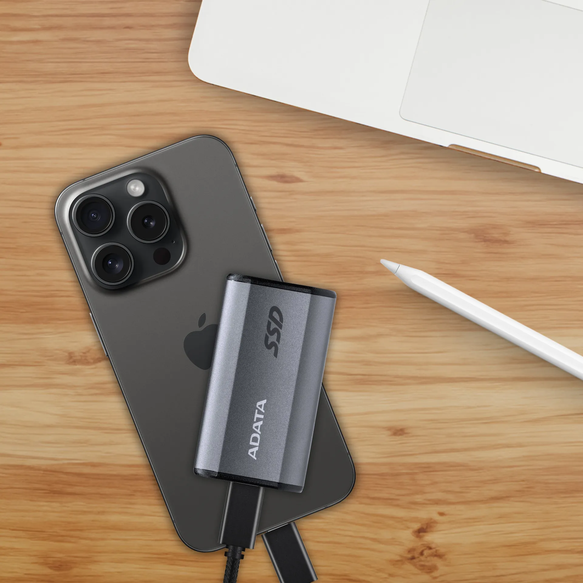 ADATA Elite SE880 4 TB USB Typ-C USB 3.2 Gen 2x2 Grau – Bild 6