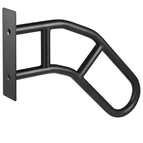 VEVOR Handläufe für Außentreppen, 73,7 cm lange Sicherheitsgeländer zur Wandmontage für 1–3 Stufen, U-förmiger Handlauf mit mattschwarzer Oberfläche, Treppenhandläufe für Kinder, Senioren, Schwangere und Behinderte – Bild 9