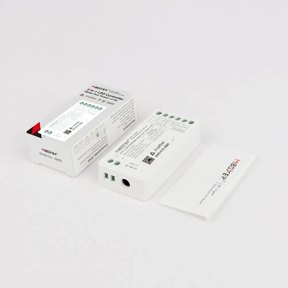 MiBoxer SM2 LED Controller Matter-Serie 2in1 Single colour/CCT(dual white) dim DC12/24V Matter Over Thread+2.4GHz – Bild 4