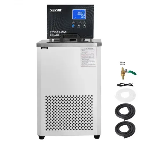 VEVOR Labor-Kühl-/Umwälzpumpe, 6 l Kühler für niedrige Temperaturen, Kühlflüssigkeit im Labor, -20 °C bis 100 °C, Umwälzpumpen-Kühler, LCD-Display, Wasserbad-Umwälzkühler aus Edelstahl 304 – Bild 8