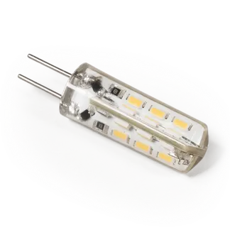 LED-Stiftsockellampe McShine “Silicia“, G4, 1,5W, 120 lm, warmweiß LED-Stiftsockellampe McShine “Silicia“, G4, 1,5W, 120 lm, warmweiß