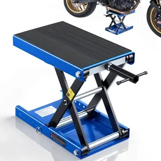 VEVOR Motorradheber 499 kg Tragkraft Motorradhebebühne mit Breiter Auflagefläche Sicherheitsbolzen 95-340 mm Höhenverstellbar Scherenheber aus Stahl für Straßenmotorräder Cruiser Schwarz Blau VEVOR Motorradheber 499 kg Tragkraft Motorradhebebühne mit Breiter Auflagefläche Sicherheitsbolzen 95-340 mm Höhenverstellbar Scherenheber aus Stahl für Straßenmotorräder Cruiser Schwarz Blau