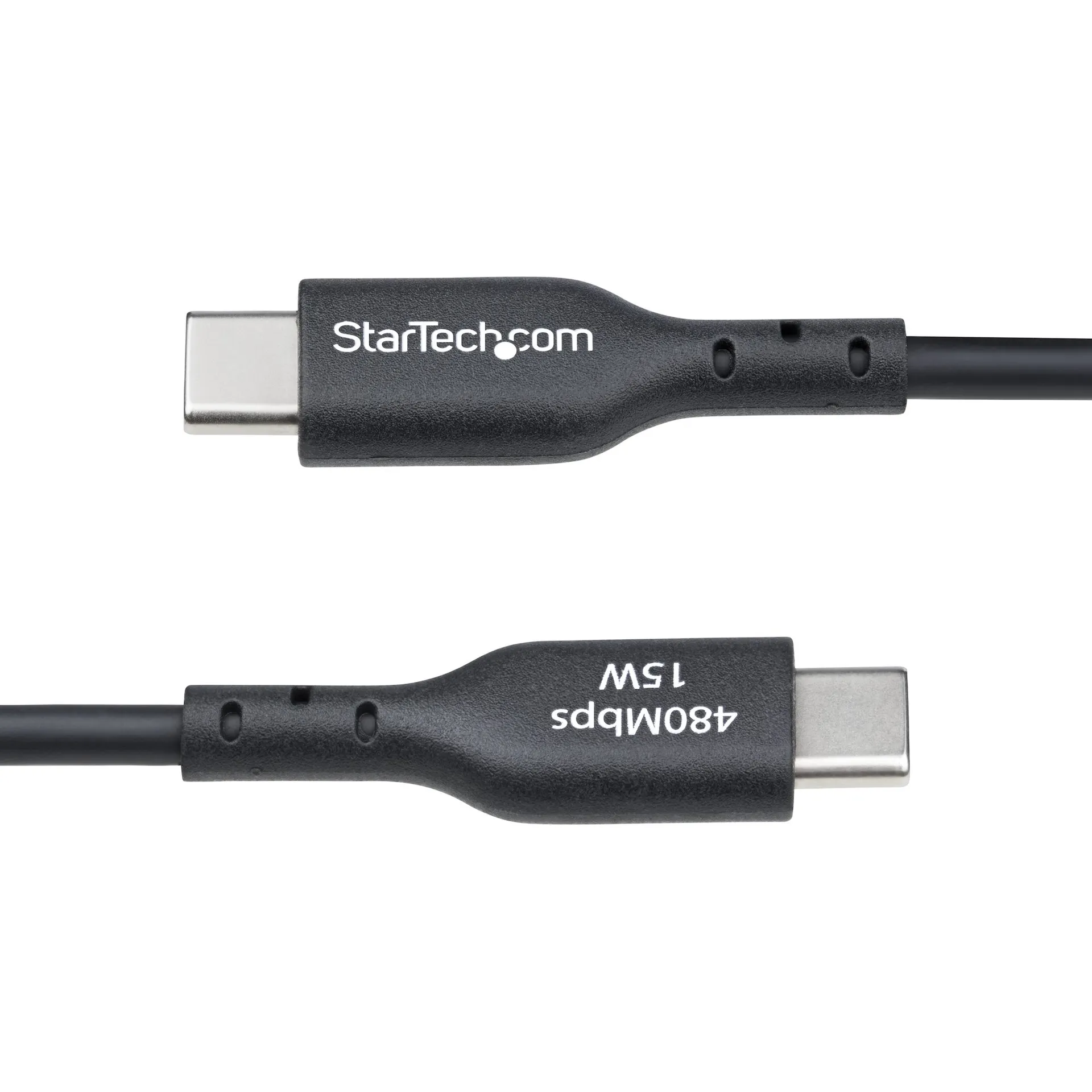 StarTech.com 1m USB-A auf USB-C Ladekabel, USB-A auf Typ-C Schnellladekabel, 3A, USB 2.0 Datenübertragung, Schwarz, Stecker auf Stecker – Bild 5