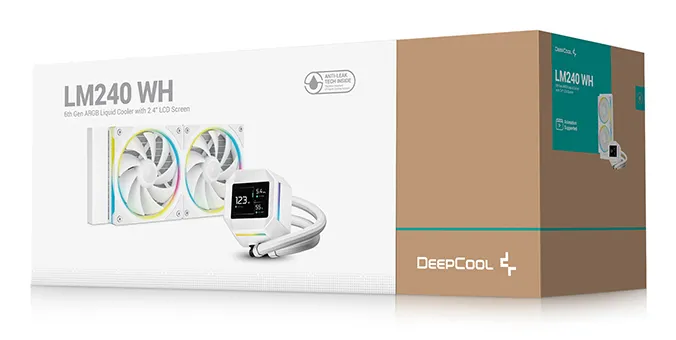 DeepCool LM240 WH Prozessor Flüssigkeitskühlung 12 cm Weiß 1 Stück(e) – Bild 6