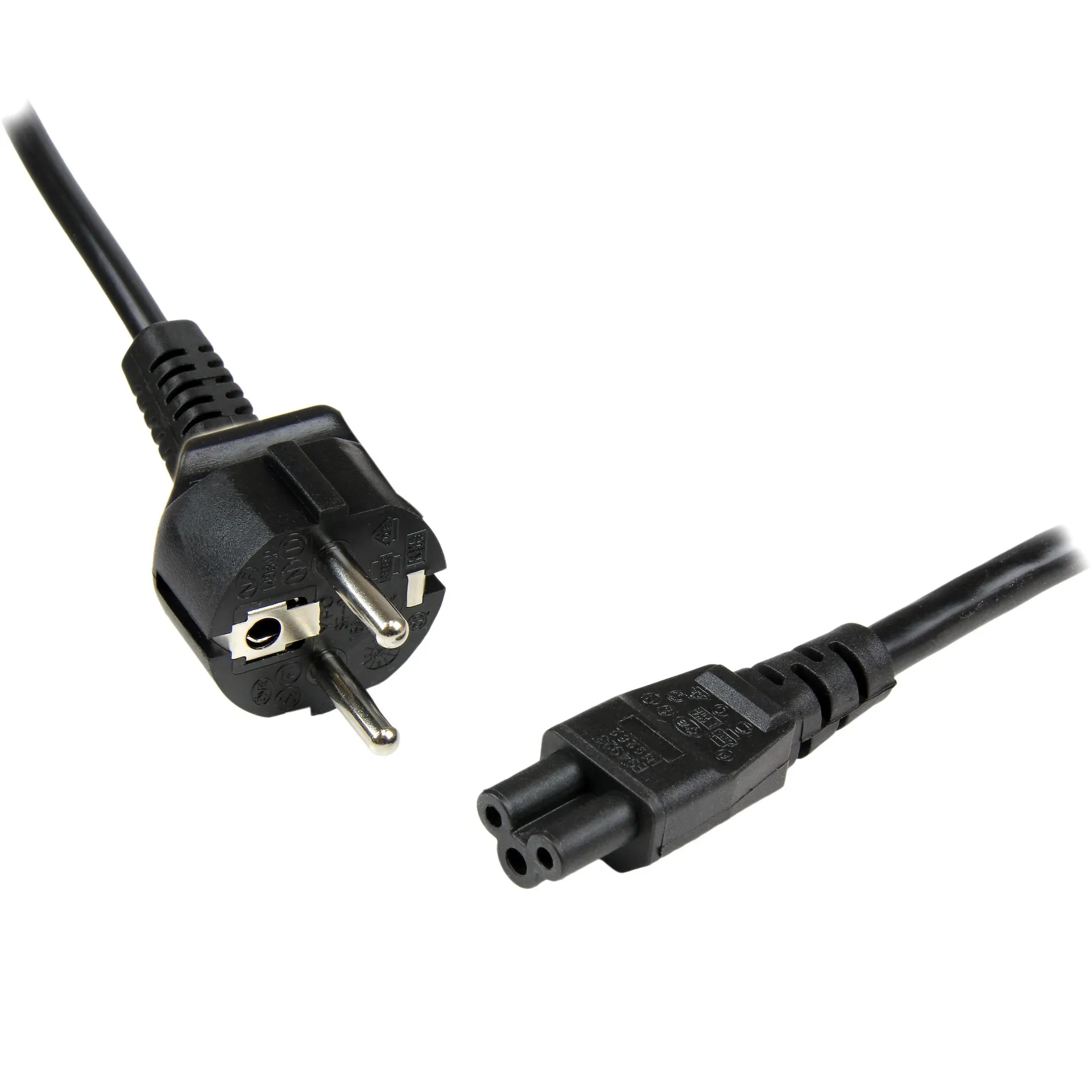 StarTech.com 2 m Laptop Ladekabel, EU Schuko auf C5, 2,5A 250V, 18AWG, Notebook / Laptop Ersatzstromkabel, Laptop Netzteil Stromkabel, Kleeblatt/Mickey Mouse Netzkabel StarTech.com 2 m Laptop Ladekabel, EU Schuko auf C5, 2,5A 250V, 18AWG, Notebook / Laptop Ersatzstromkabel, Laptop Netzteil Stromkabel, Kleeblatt/Mickey Mouse Netzkabel