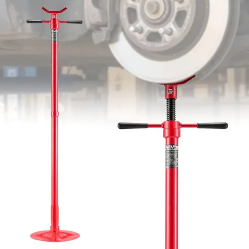 VEVOR Unterhub-Stützständer 0,5 t, Höhenverstellbarer (1372–2130 mm) Wagenheberständer mit Kugelgelagertem Drehgriff & Selbstsichernder Gewindeschraube, zur Unterstützung von Fahrzeugkomponenten VEVOR Unterhub-Stützständer 0,5 t, Höhenverstellbarer (1372–2130 mm) Wagenheberständer mit Kugelgelagertem Drehgriff & Selbstsichernder Gewindeschraube, zur Unterstützung von Fahrzeugkomponenten
